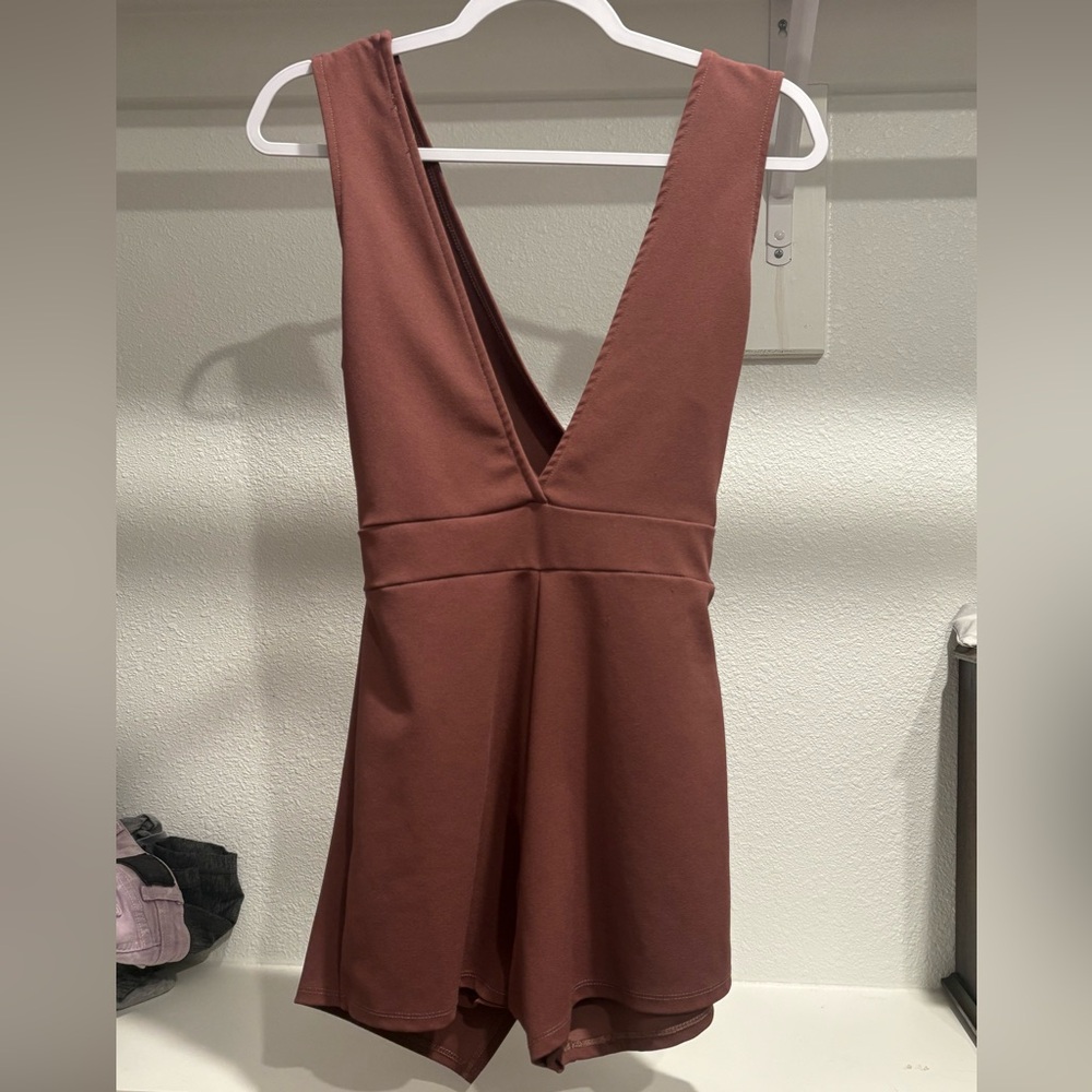 Women’s Romper in Rust Pink - Picture 3 of 4